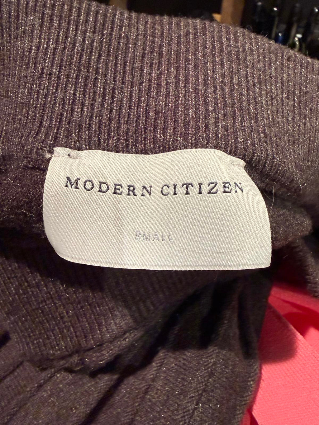 Modern Citizen Tilda Black Pleated Knit Midi Skirt