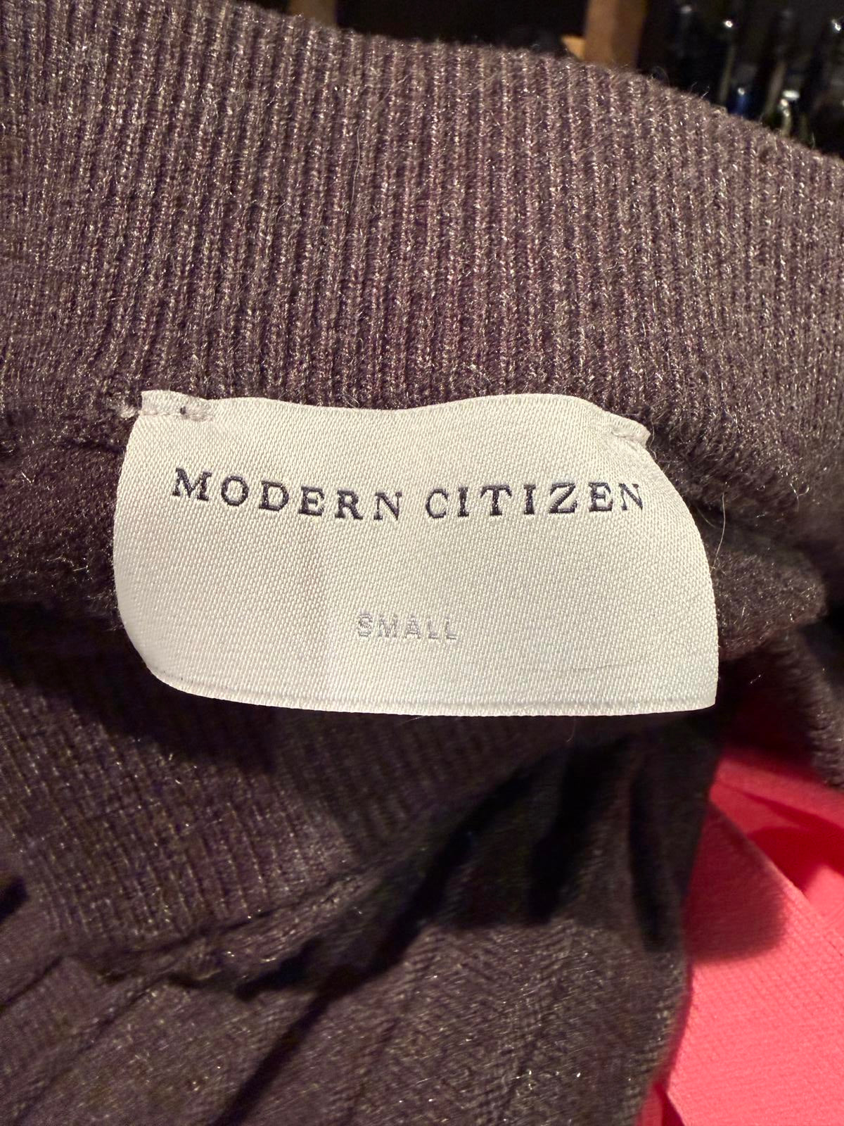 Modern Citizen Tilda Black Pleated Knit Midi Skirt