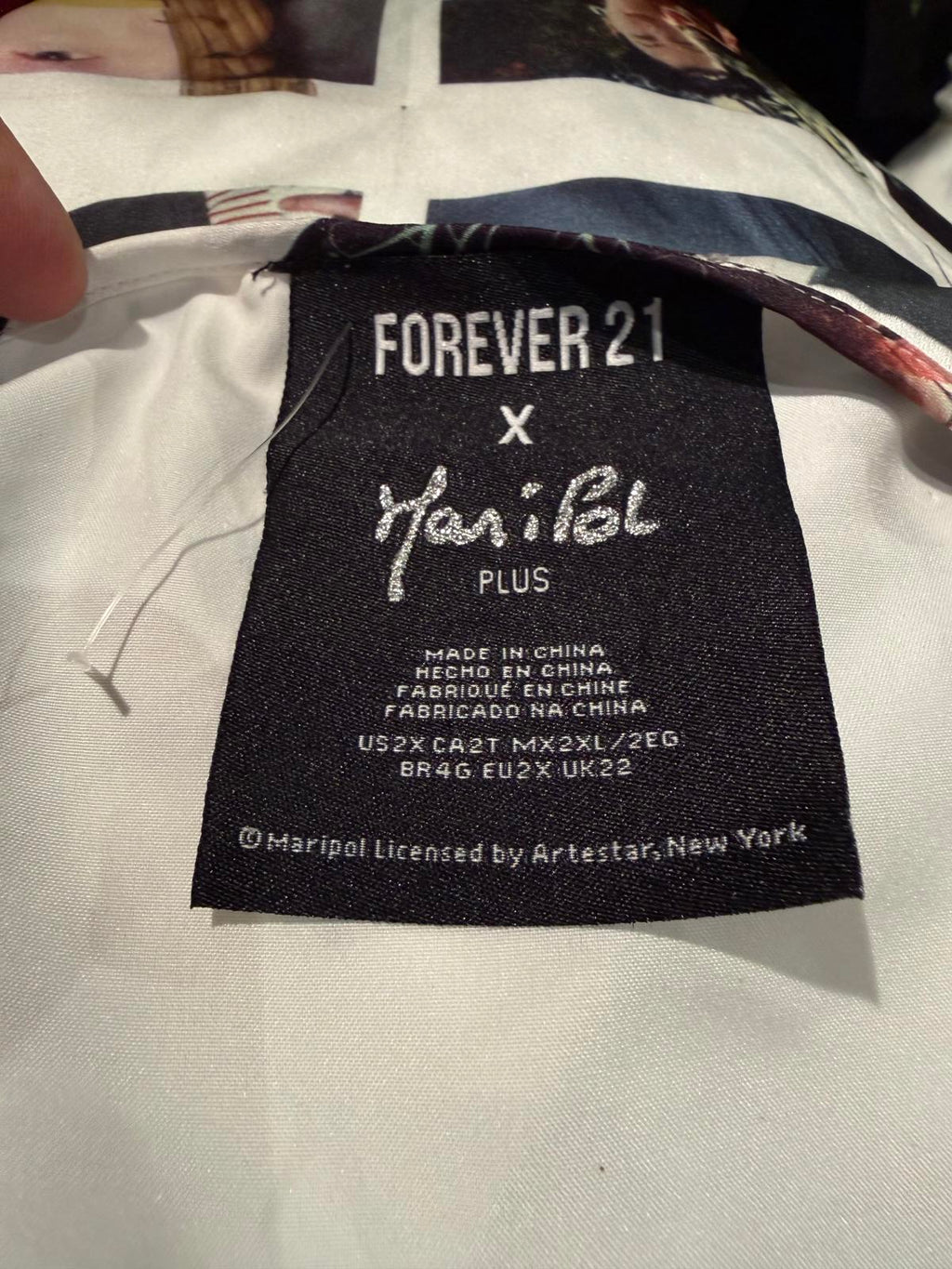 Forever 21 x Maripol Polaroid Collage Print Slip Dress