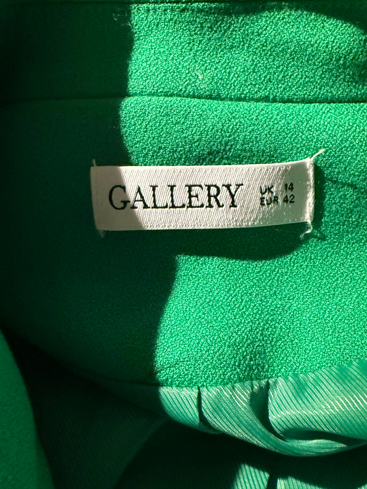 Gallery Green Double-Breasted Blazer Jacket