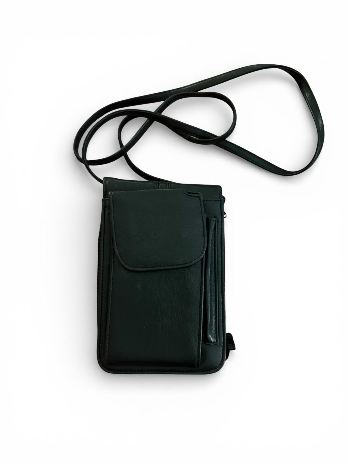 Dolce Vita Jackson Black Crossbody Wallet Purse