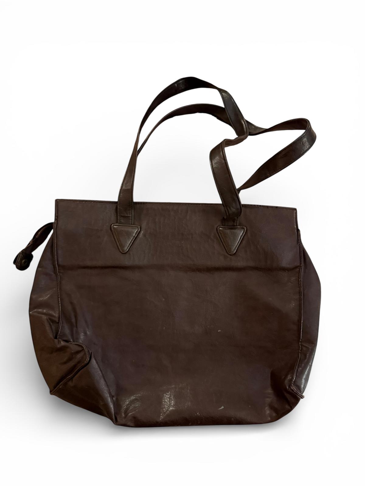 Mt. Ridge Brown Leather Large Laptop Bag