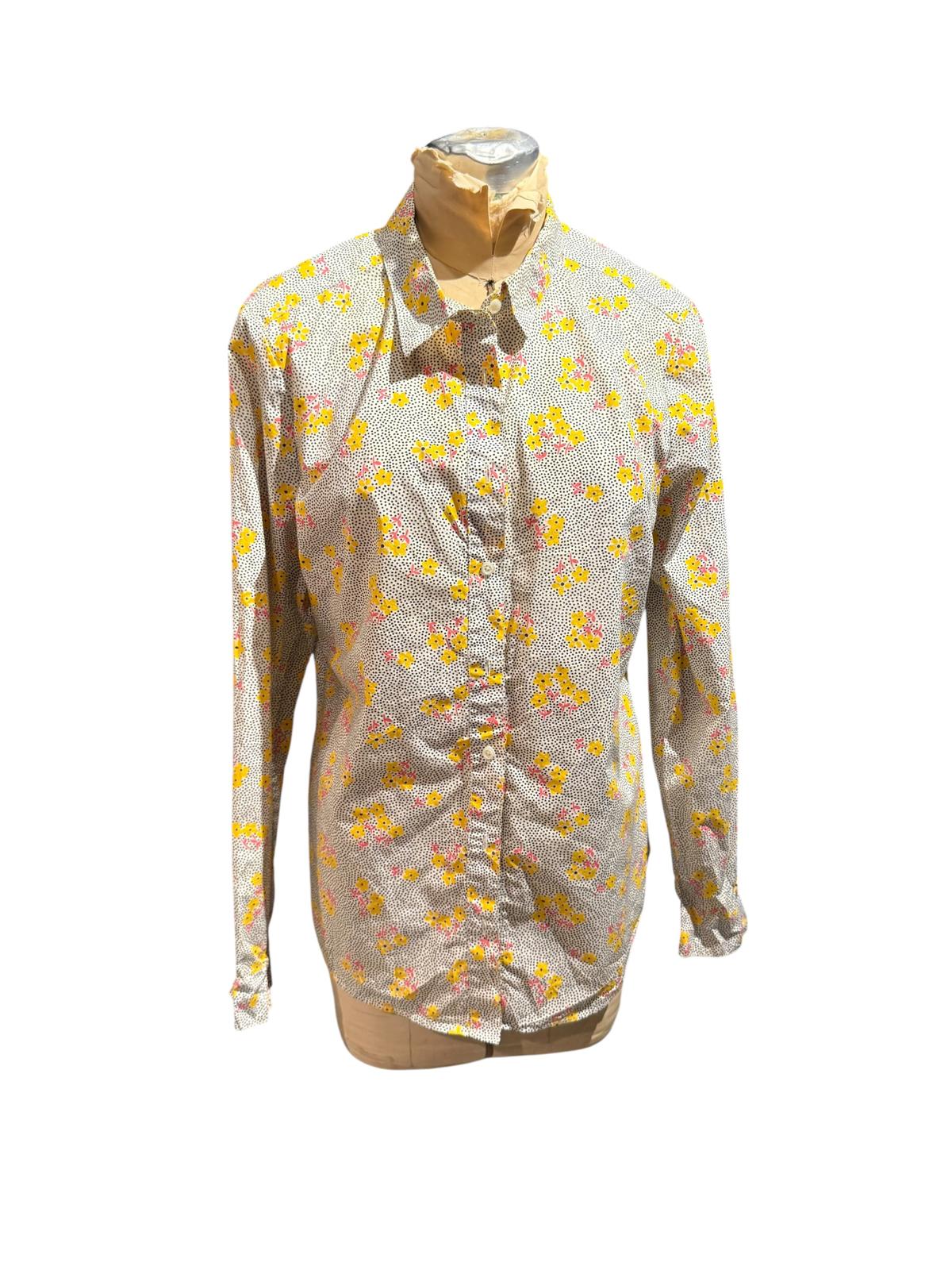 Boden Long Sleeve Button-Up Floral Shirt