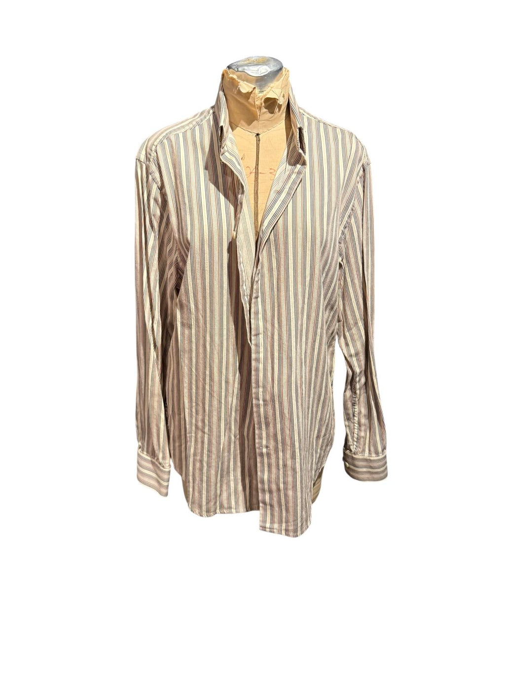 Perry Ellis Long Sleeve Striped Button-Up Shirt