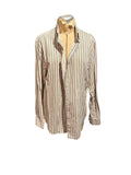 Perry Ellis Long Sleeve Striped Button-Up Shirt