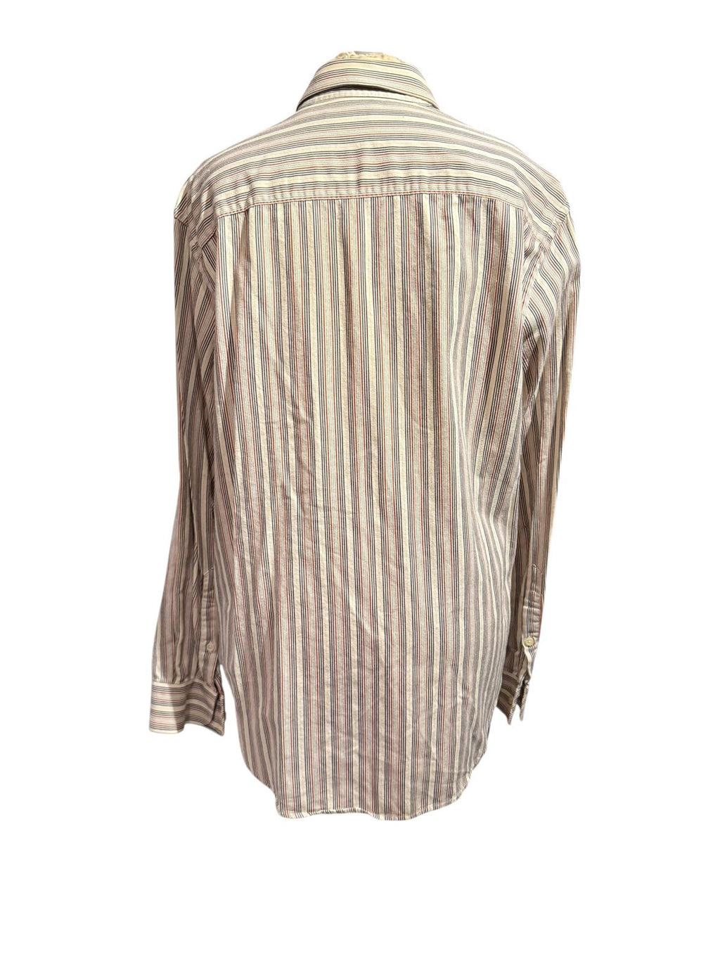 Perry Ellis Long Sleeve Striped Button-Up Shirt