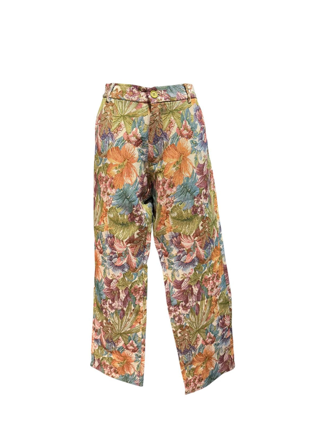 boohooMAN Floral Pattern Wide Leg Pants