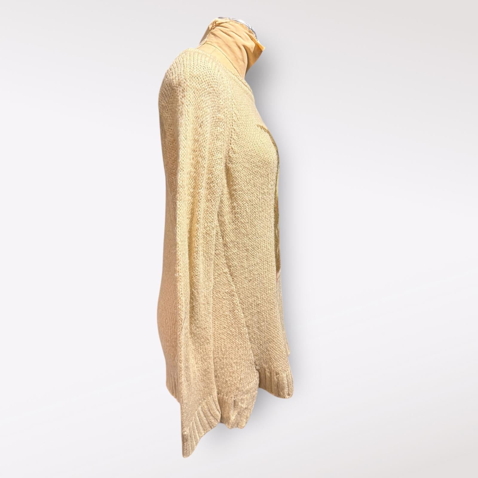 Democracy Cozy Beige Sweater with Owl Design