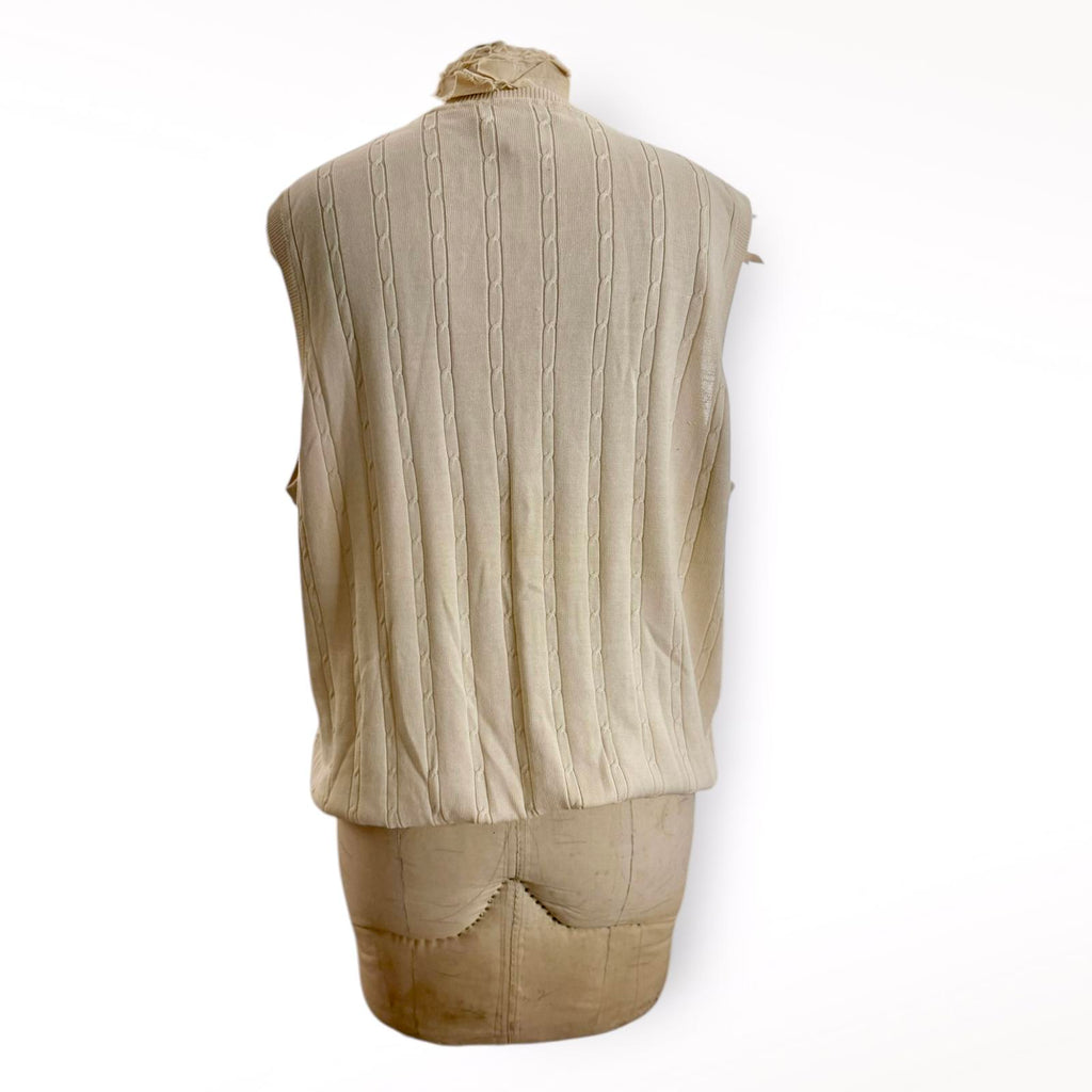 Bobby Chan Silk & Cotton Knit Vest