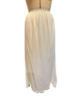 Vintage Cream Half Slip with Lace Trim
