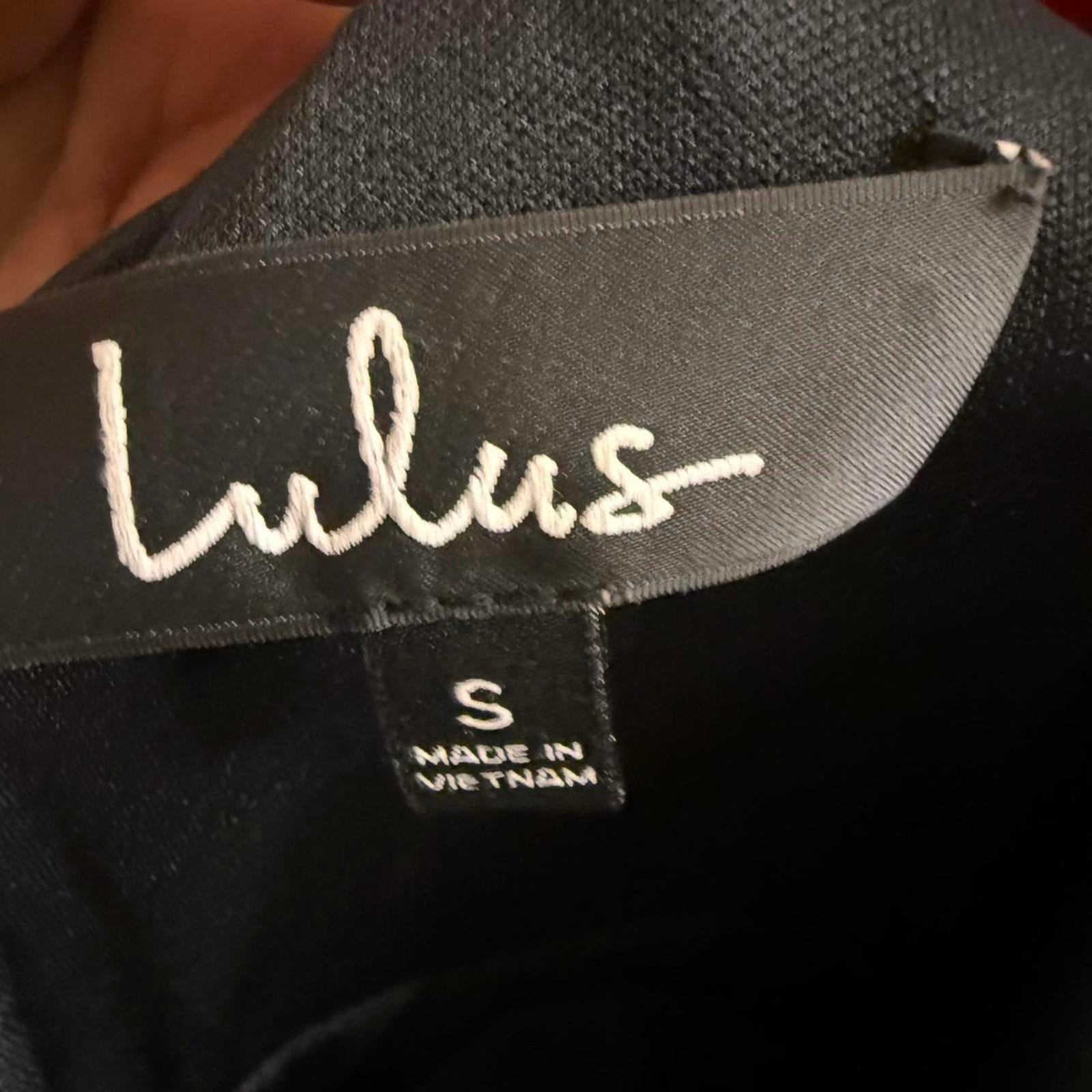 Lulus Black Halter Maxi Dress