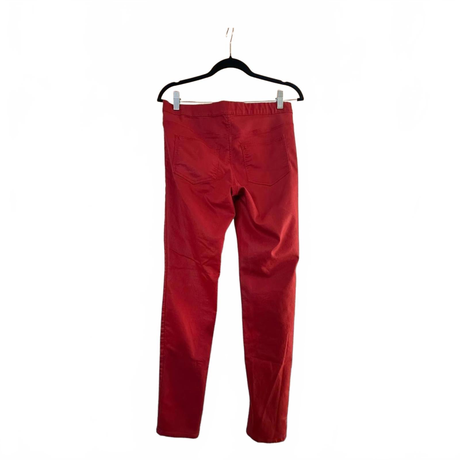 H&M Red Skinny Trousers Size 10