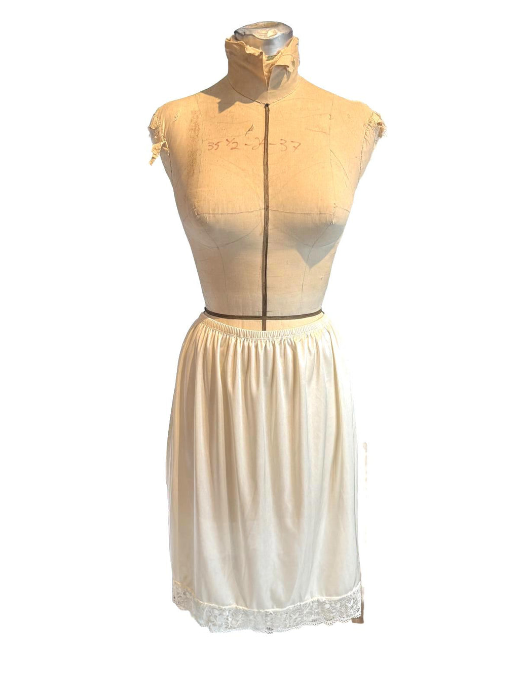Vintage Half Slip with Lace Trim