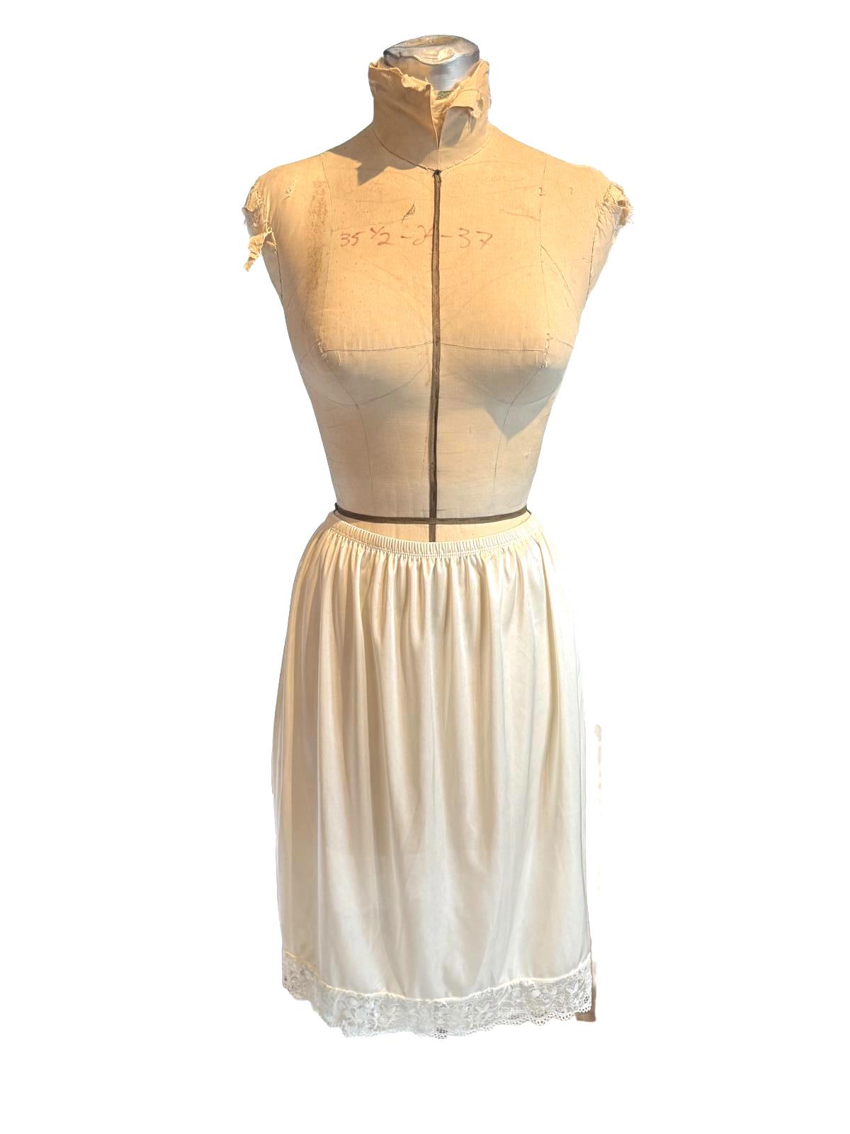 Vintage Half Slip with Lace Trim