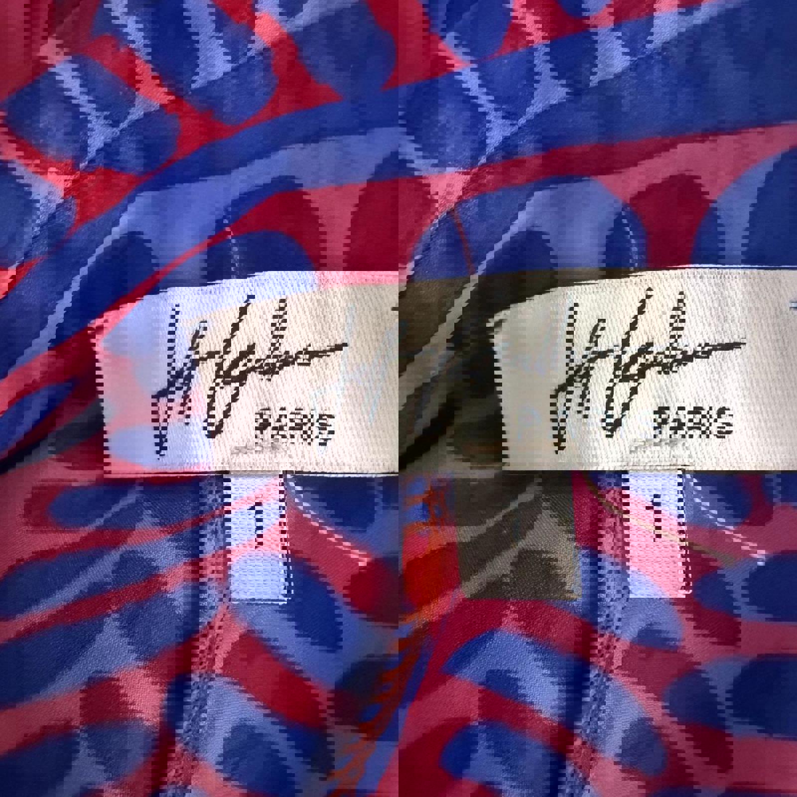 Jeff Gallano Paris Vintage Long Sleeve Dress