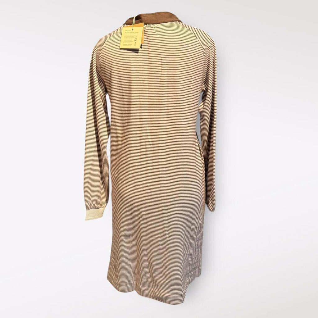 Olive Juice Striped Long Sleeve Dress