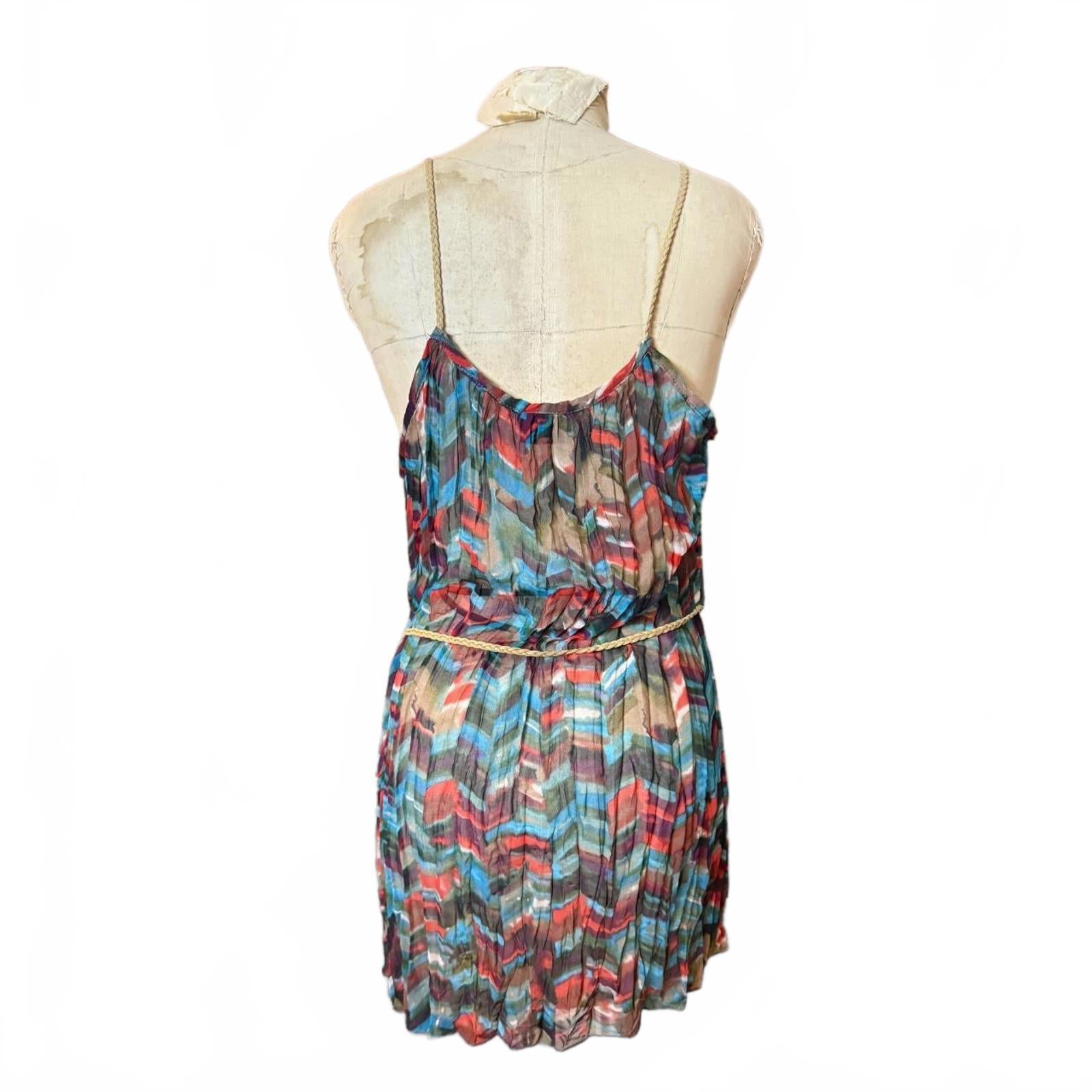 Daytrip Sheer Multicolored Dress Size S
