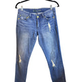 Michael Kors Distressed Straight Leg Jeans Size 0