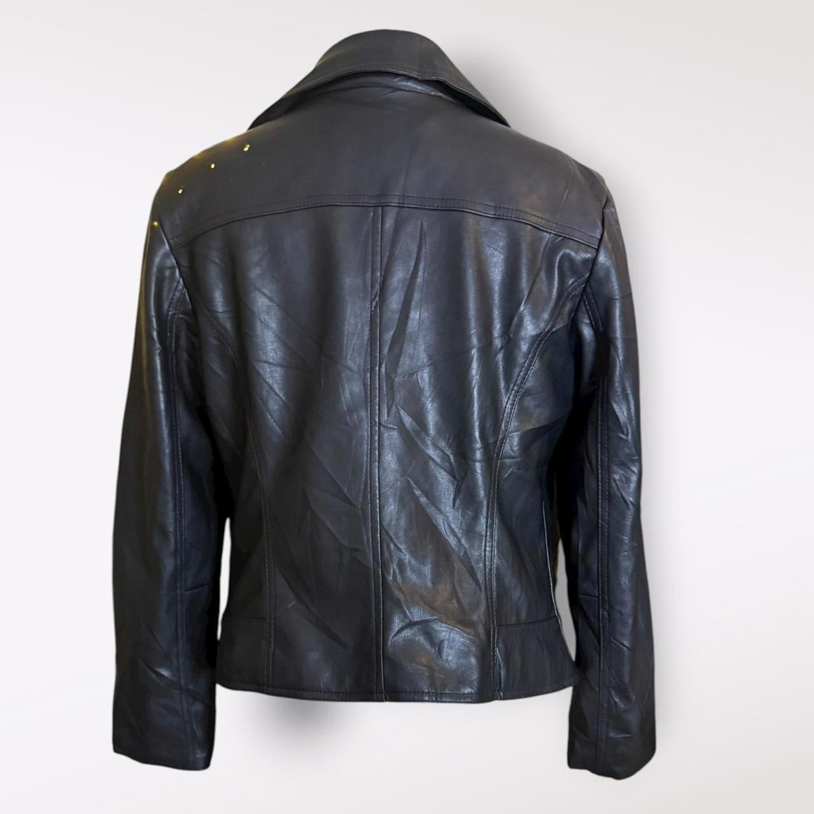 Michael Kors Vegan Leather Moto Jacket