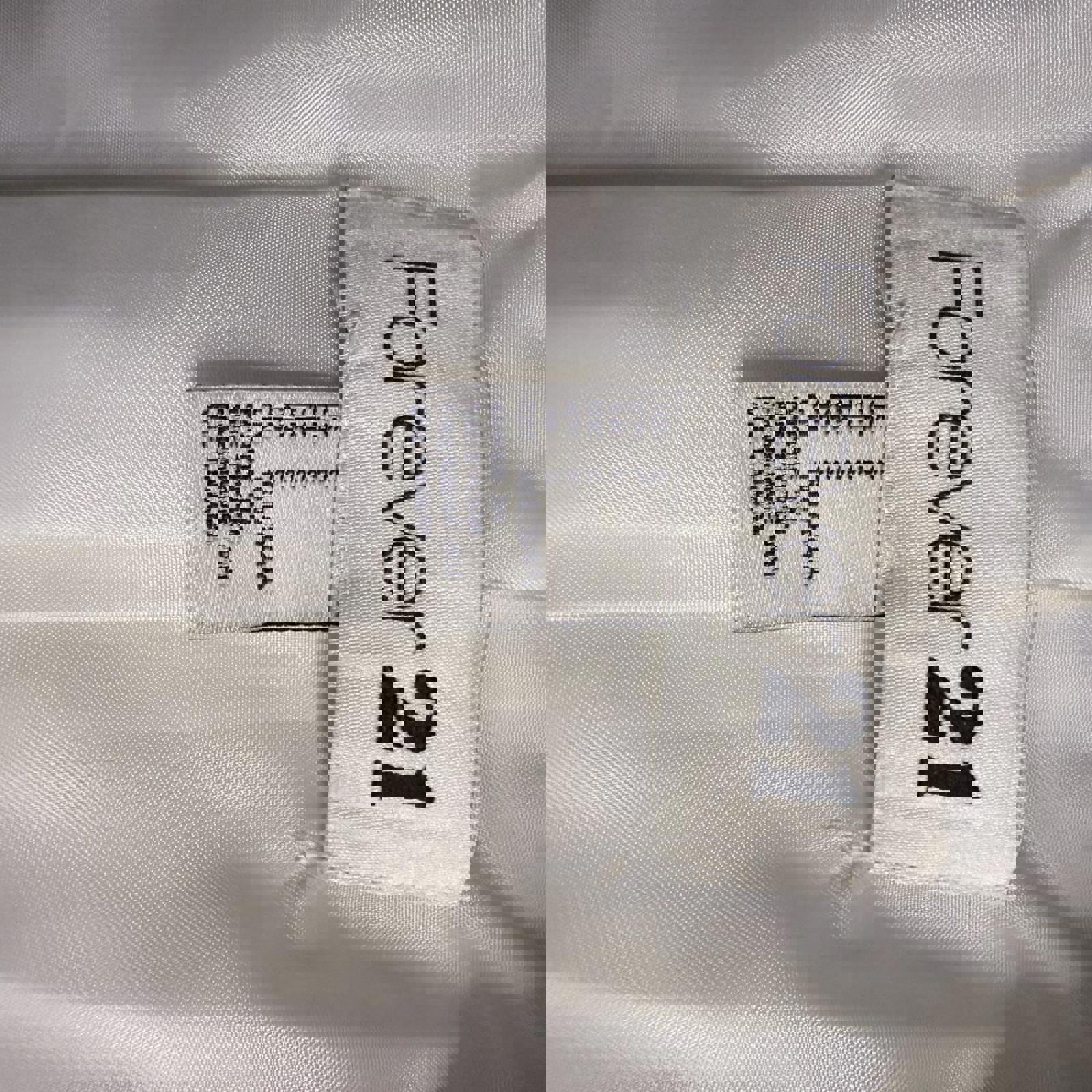 Forever 21 Cream and Black Blazer with Velvet Collar