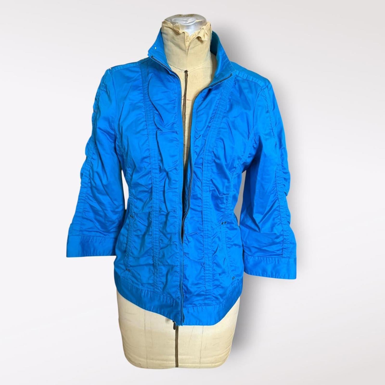Laura Ashley Blue Zip-Up Jacket