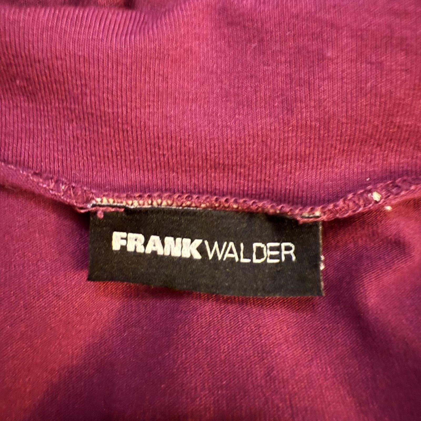 Frank Walder Magenta Long Sleeve Cardigan
