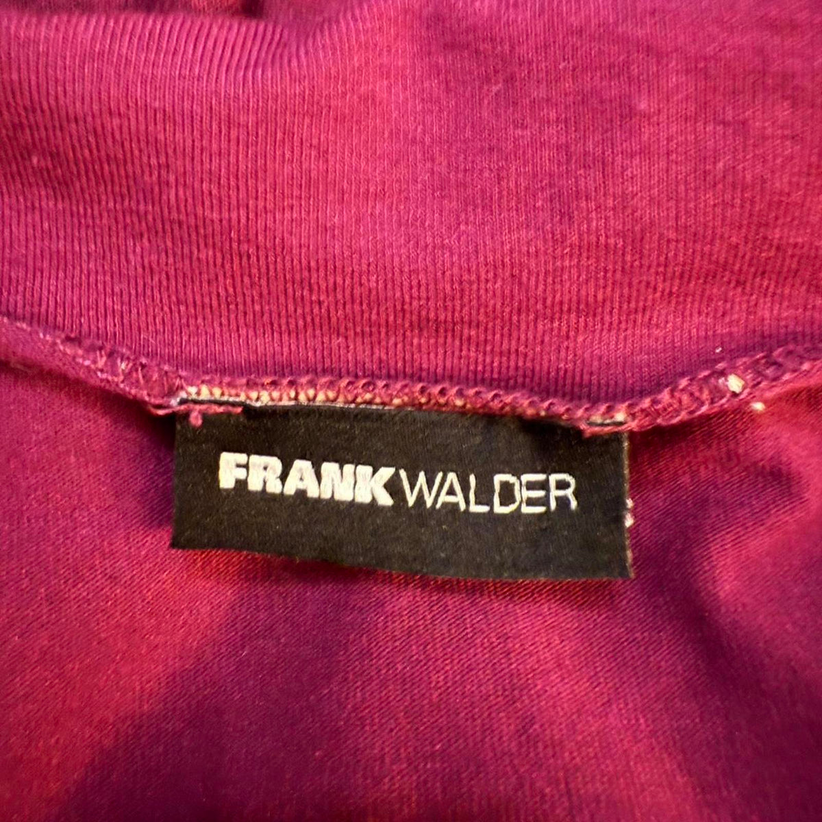 Frank Walder Magenta Long Sleeve Cardigan