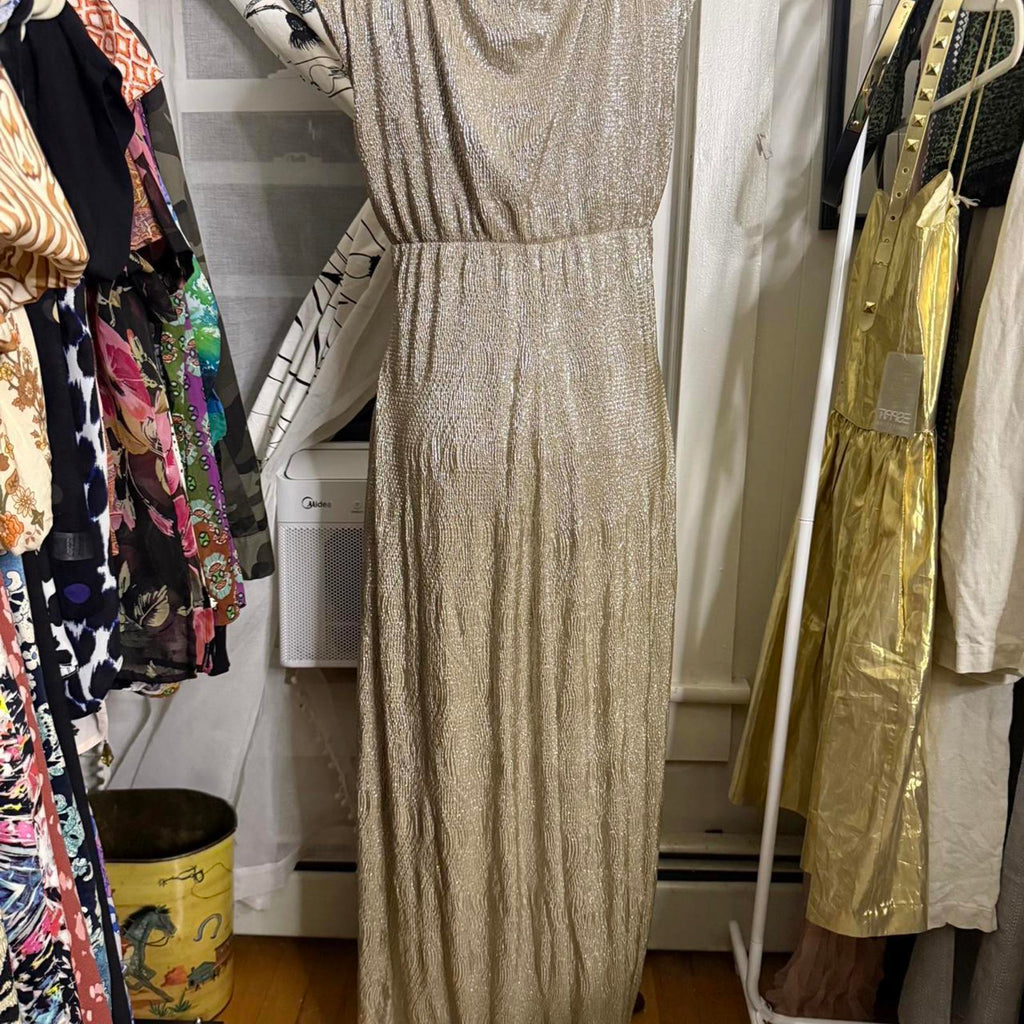 Ralph Lauren Gold Maxi Evening Dress