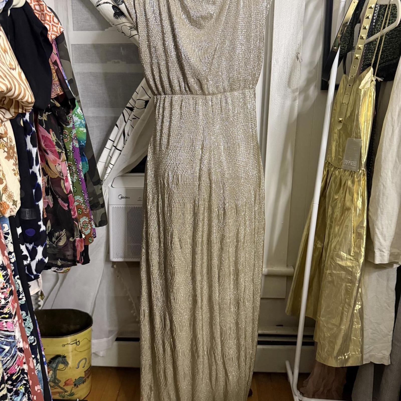 Ralph Lauren Gold Maxi Evening Dress