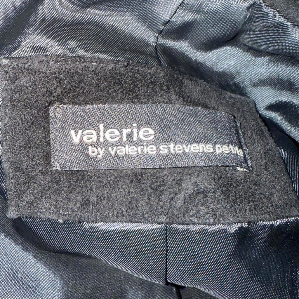 Valerie by Valerie Stevens Black Suede Jacket