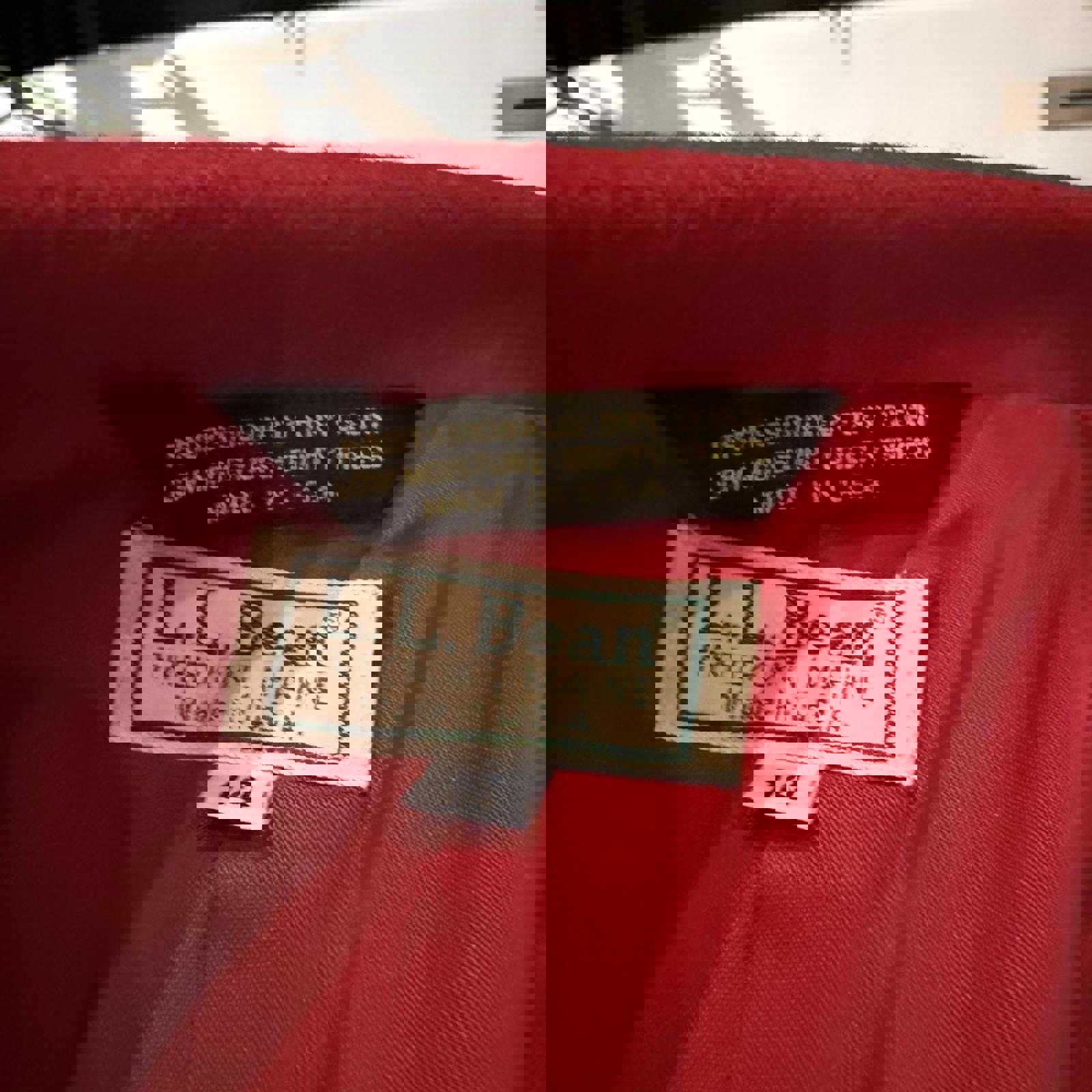 L.L. Bean Women's Red Wool Blazer Jacket