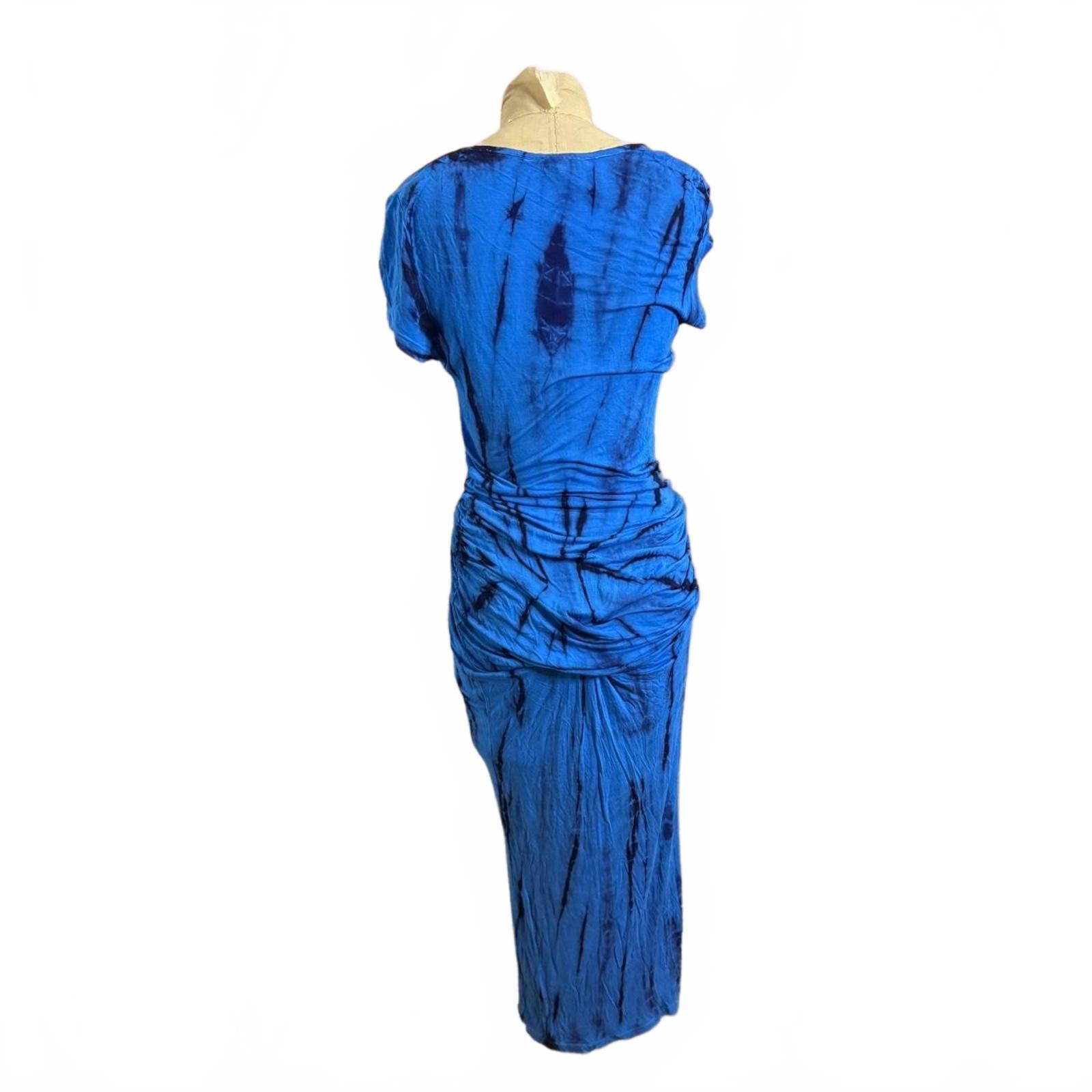 Young Fabulous & Broke Blue Tie-Dye Maxi Dress