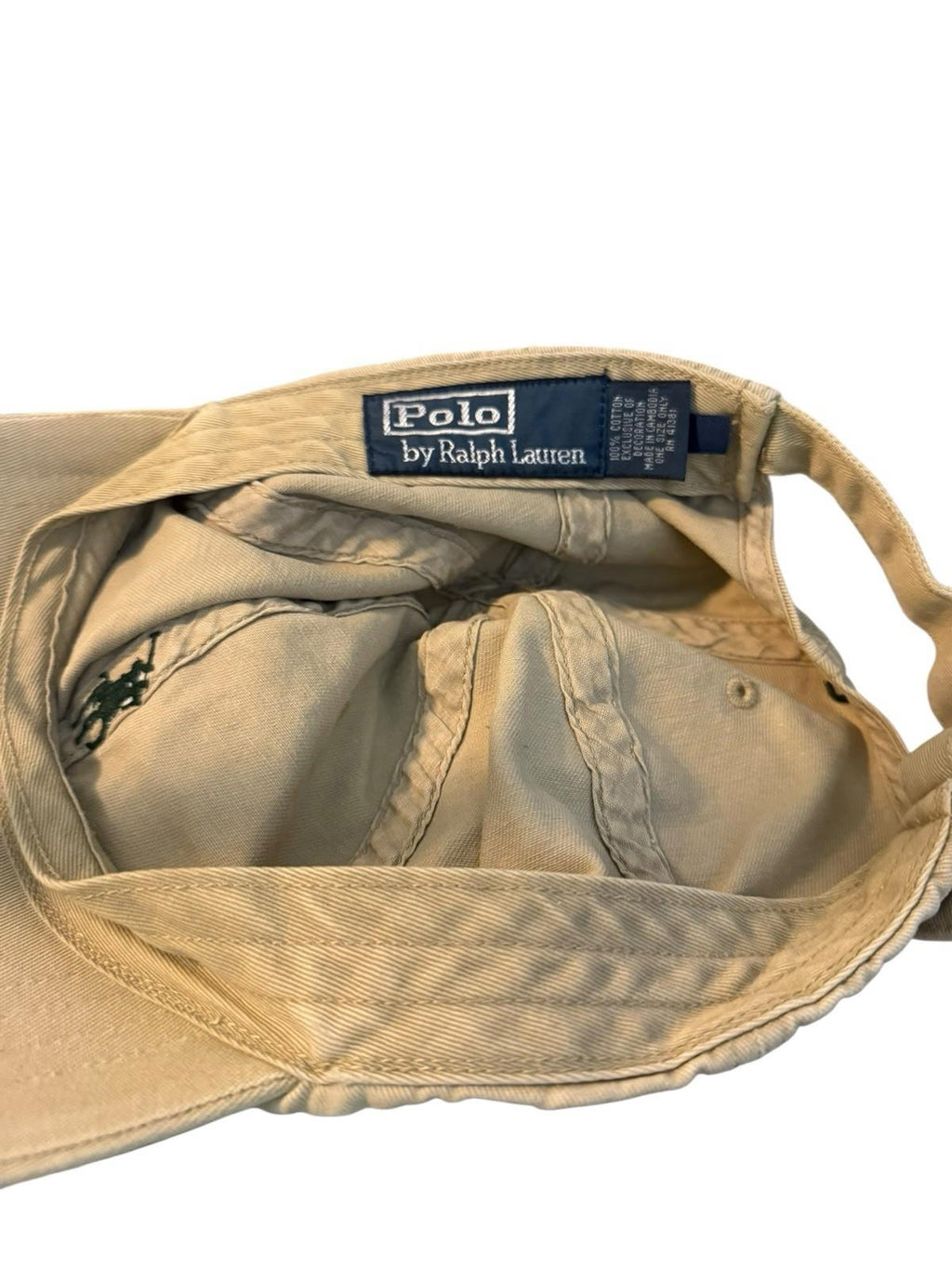 Ralph Lauren Polo Cap Tan Adjustable Pony Logo