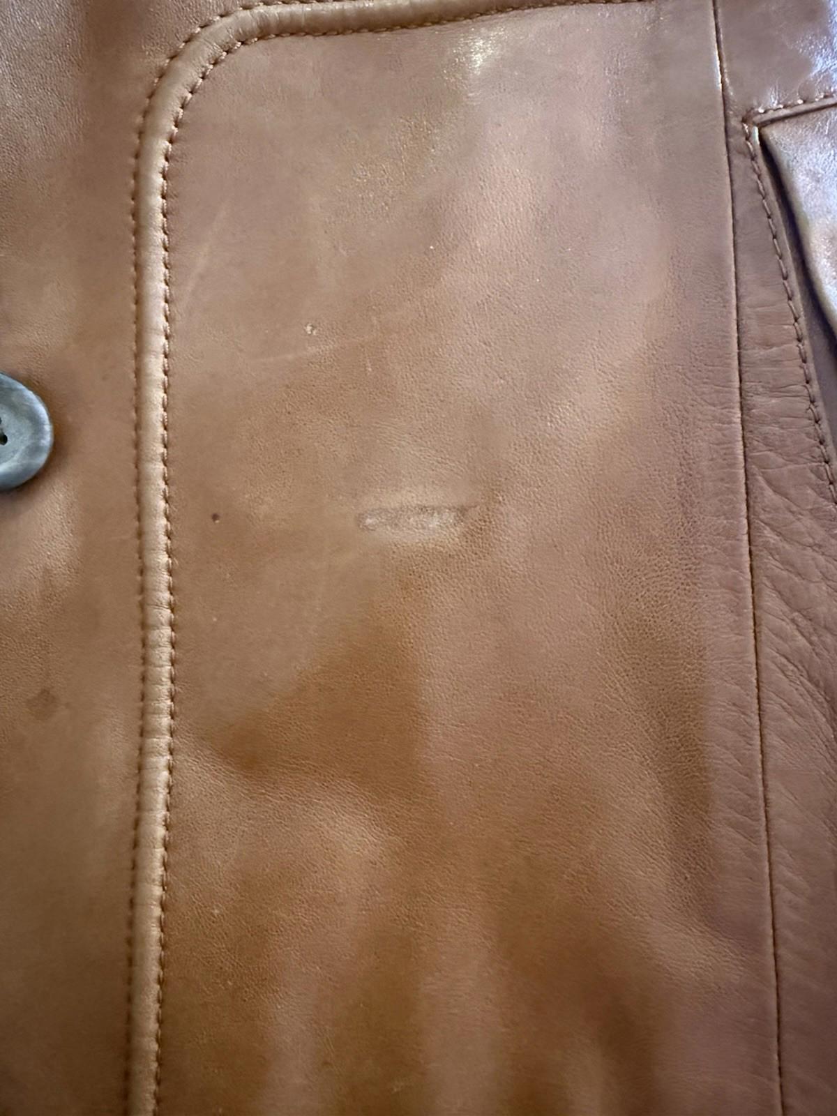 Cortefiel Brown Leather Trench