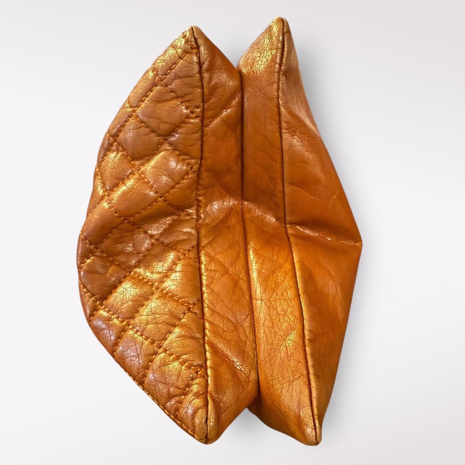 Angel Kiss Tan Leather Crossbody Bag