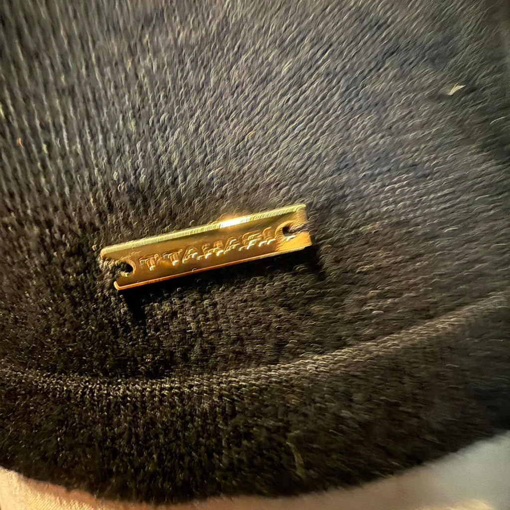 Catherine Malandrino Black Long Sleeve Sweater with Sheer Yoke Detail