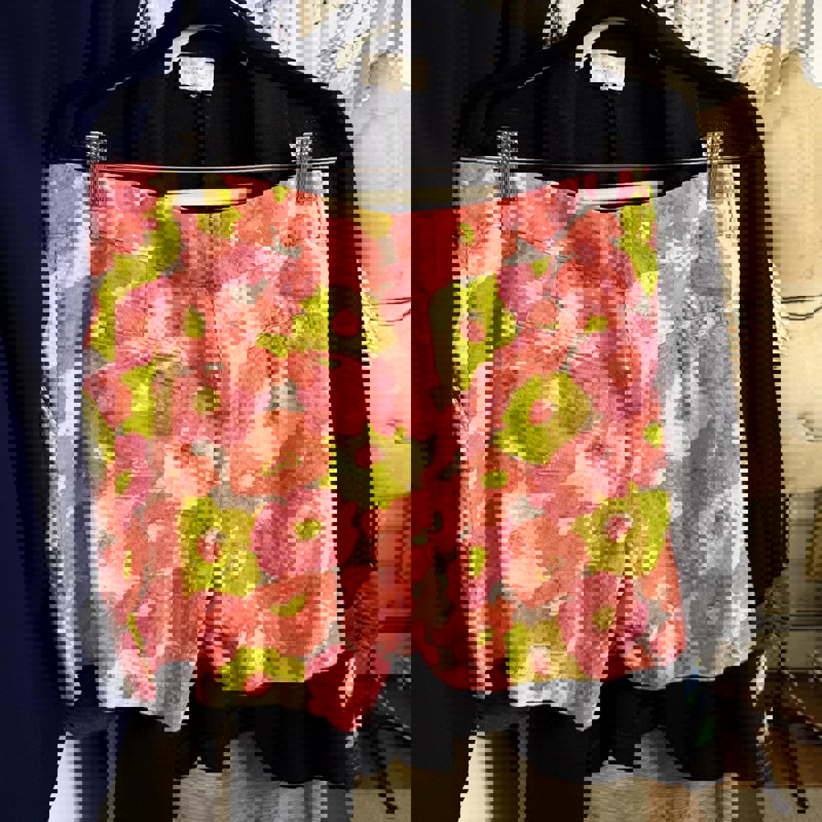 Loft Pink and Yellow Floral Shorts