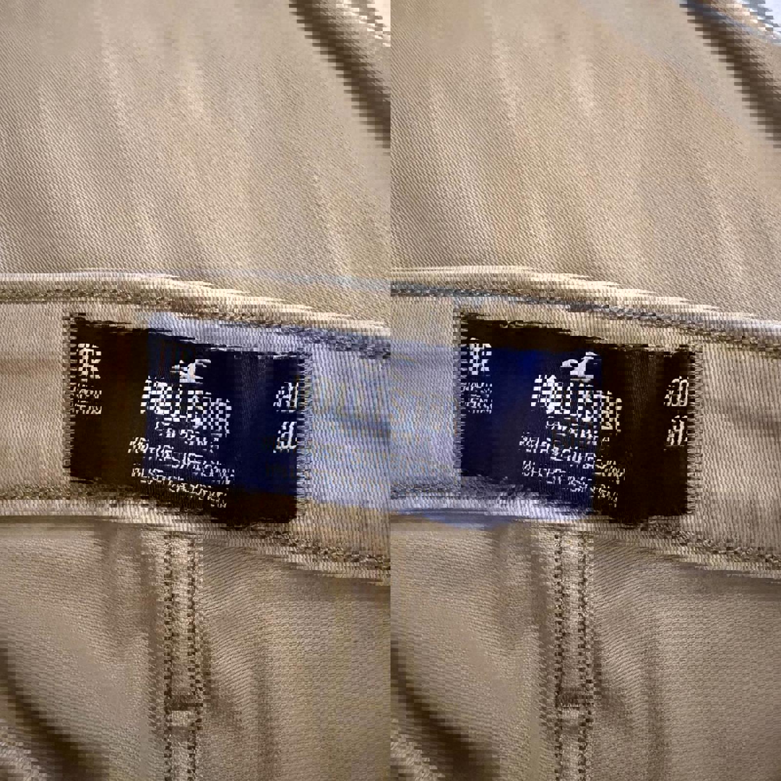 Hollister Co. High-waisted, Skinny Tan Jeans Size 12