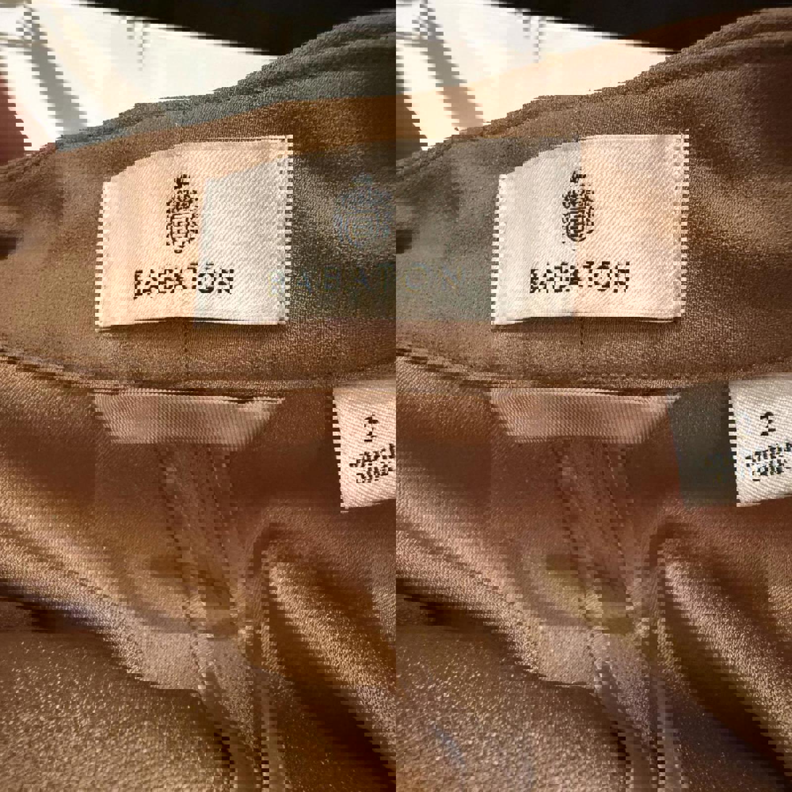 Babaton Tan Open Front Blazer Jacket