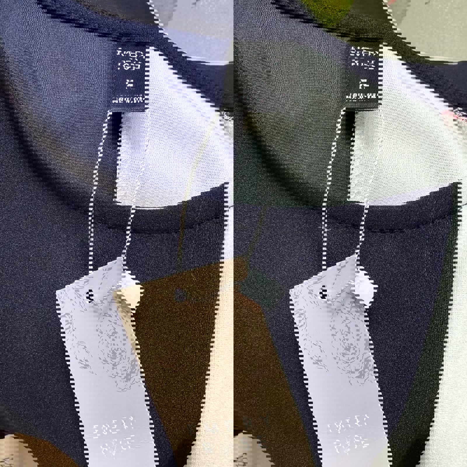 Emory Rose Sleeveless Colorblock Shift Dress with Asymmetric Hem