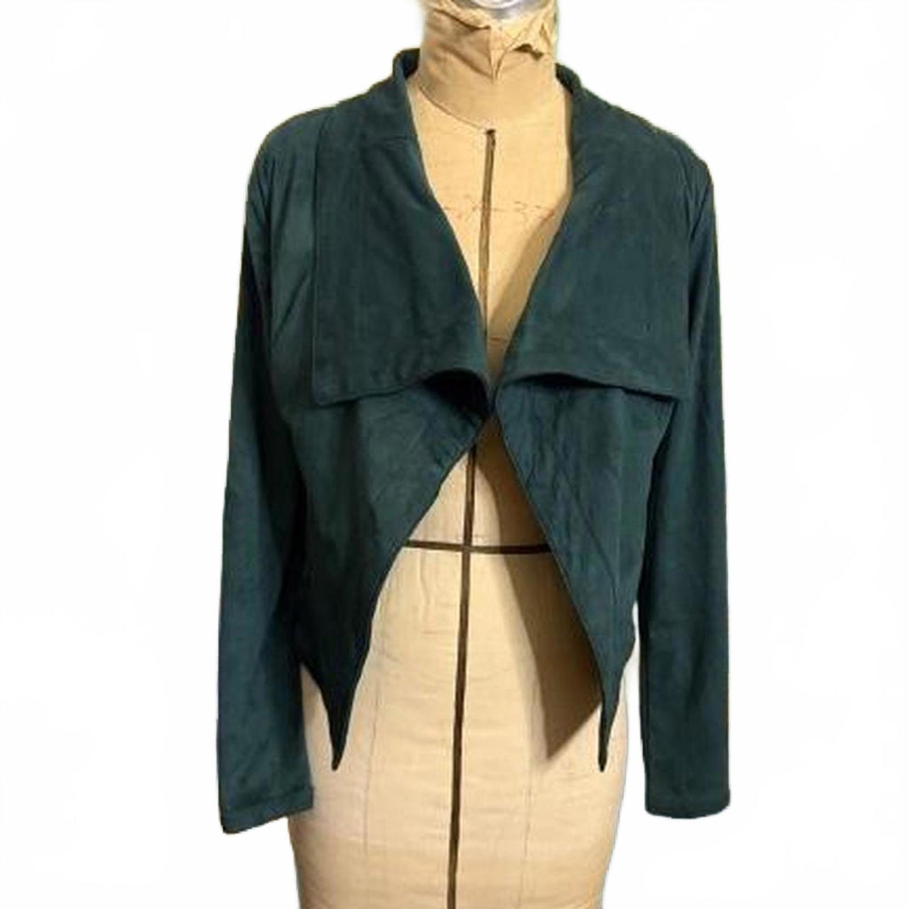 Romeo & Juliet Couture Green Suede Jacket