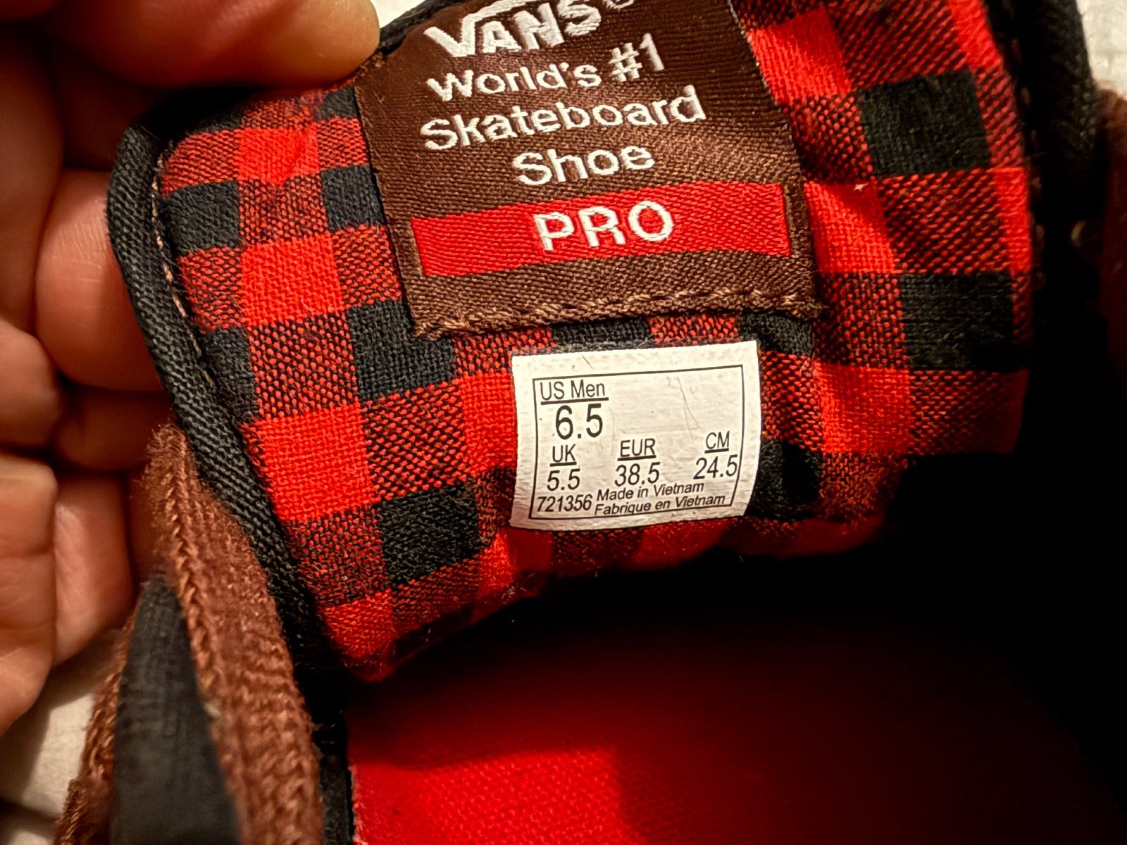 Vans Pro UltraCush Black and Brown Low Top Sneakers