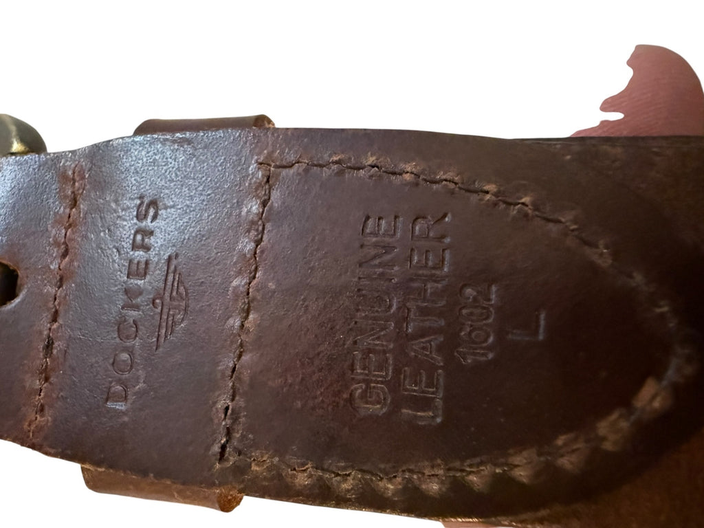 Dockers Genuine Leather Brown Belt Large