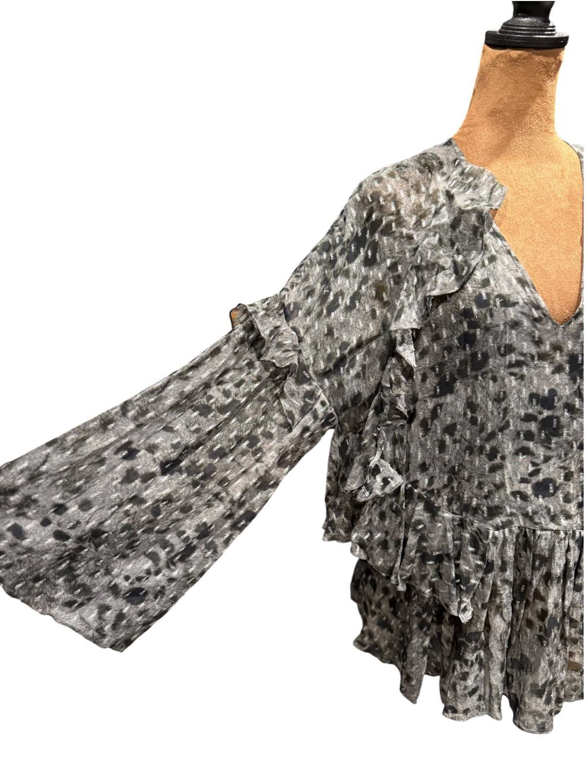 IRO Carty Ruffled Blouse