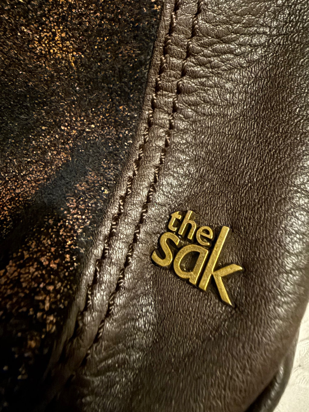 The Sak Patchwork Leather Crossbody Bag