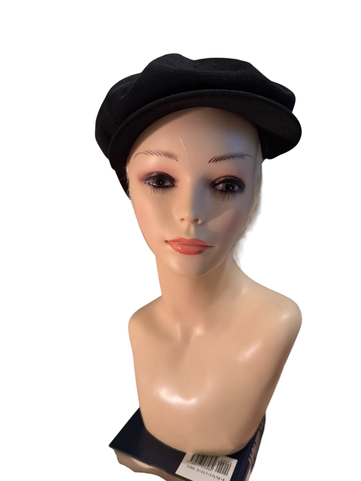 Kangol Black Newsboy Cap Hat