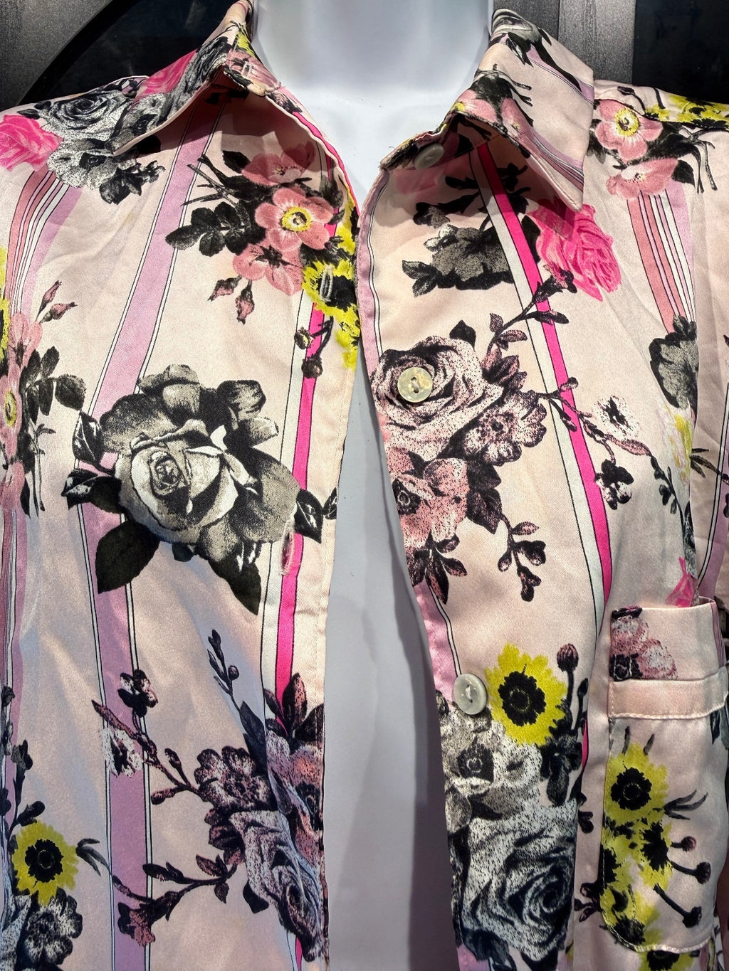 Victoria's Secret Floral Satin Pajama Set
