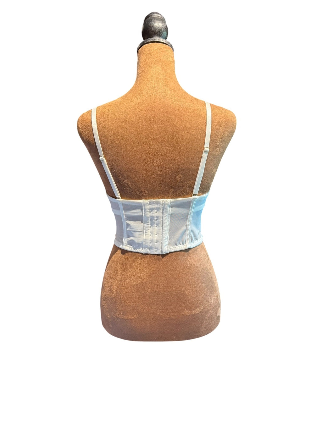 Primark White Lace Bustier Corset Top