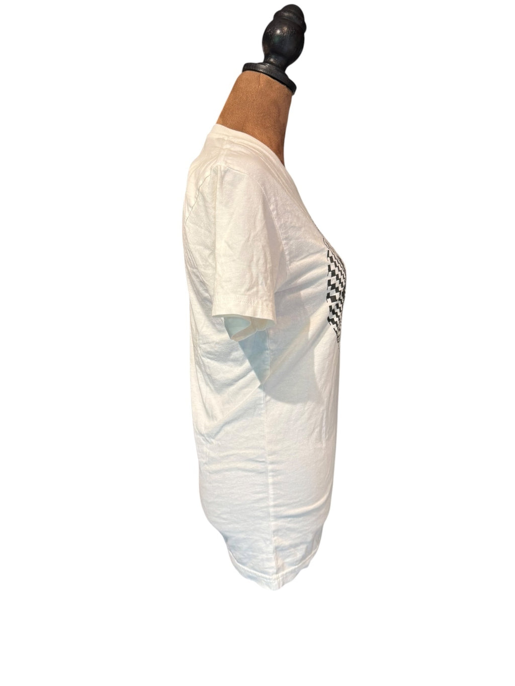 Next Level Apparel White Graphic T-Shirt WFMU 91.1 FM