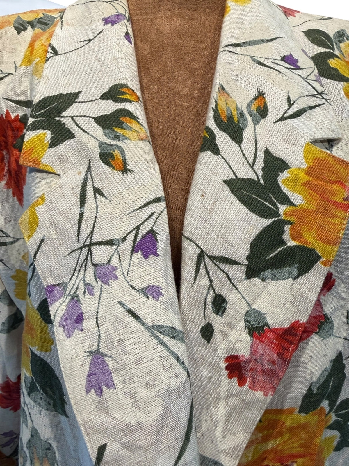 High Sierra Floral Linen Blazer